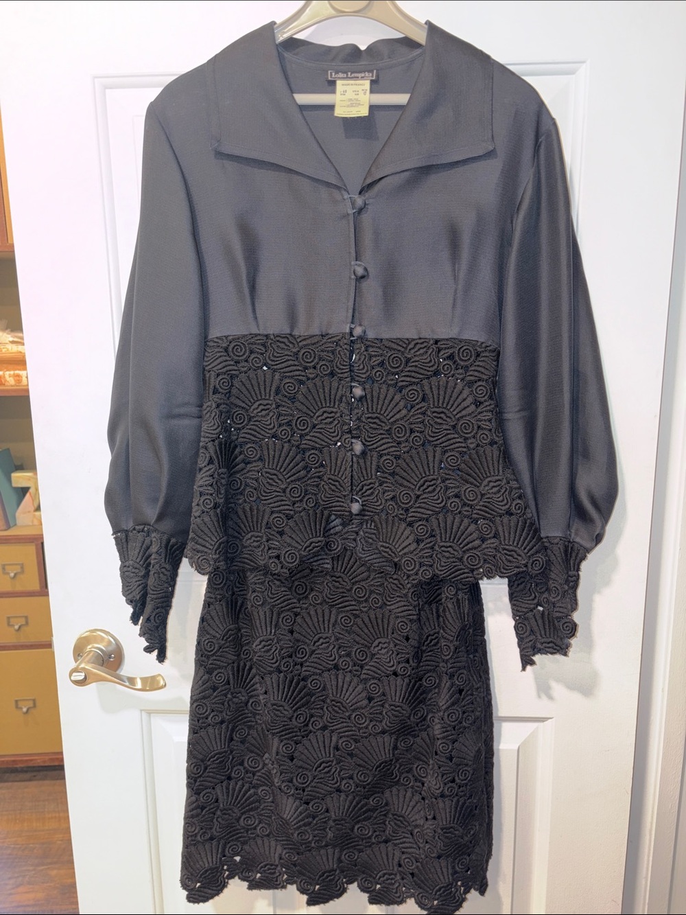 Lolita Lempicka Embroidered Two-Piece Suit